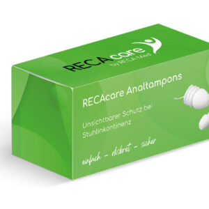 RECAcare Végbéltampon az önkéntelen székletürítés megakadályozására