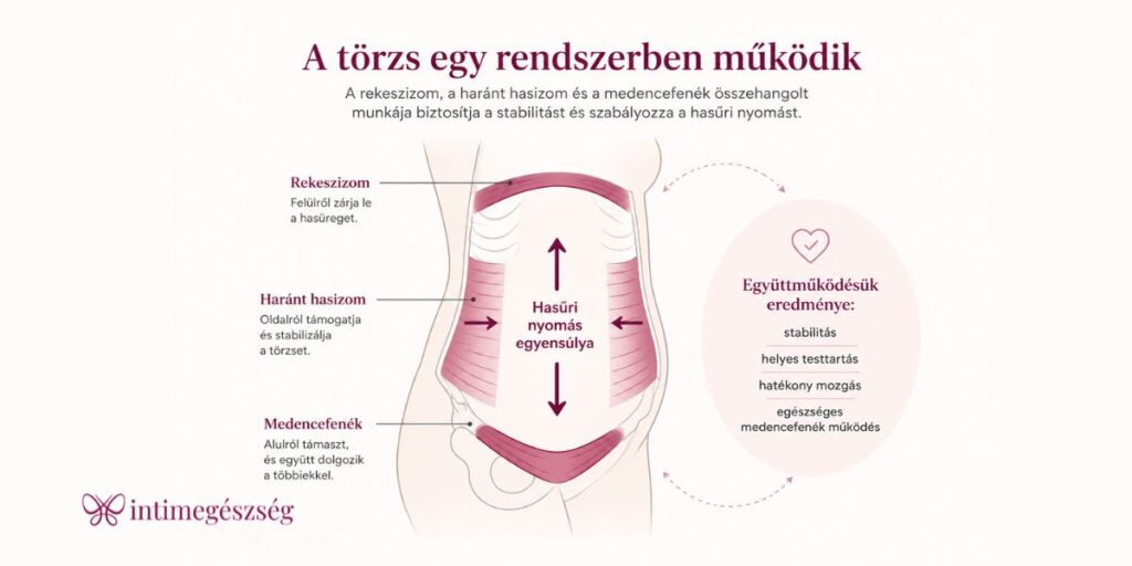 szétnyílt hasizom