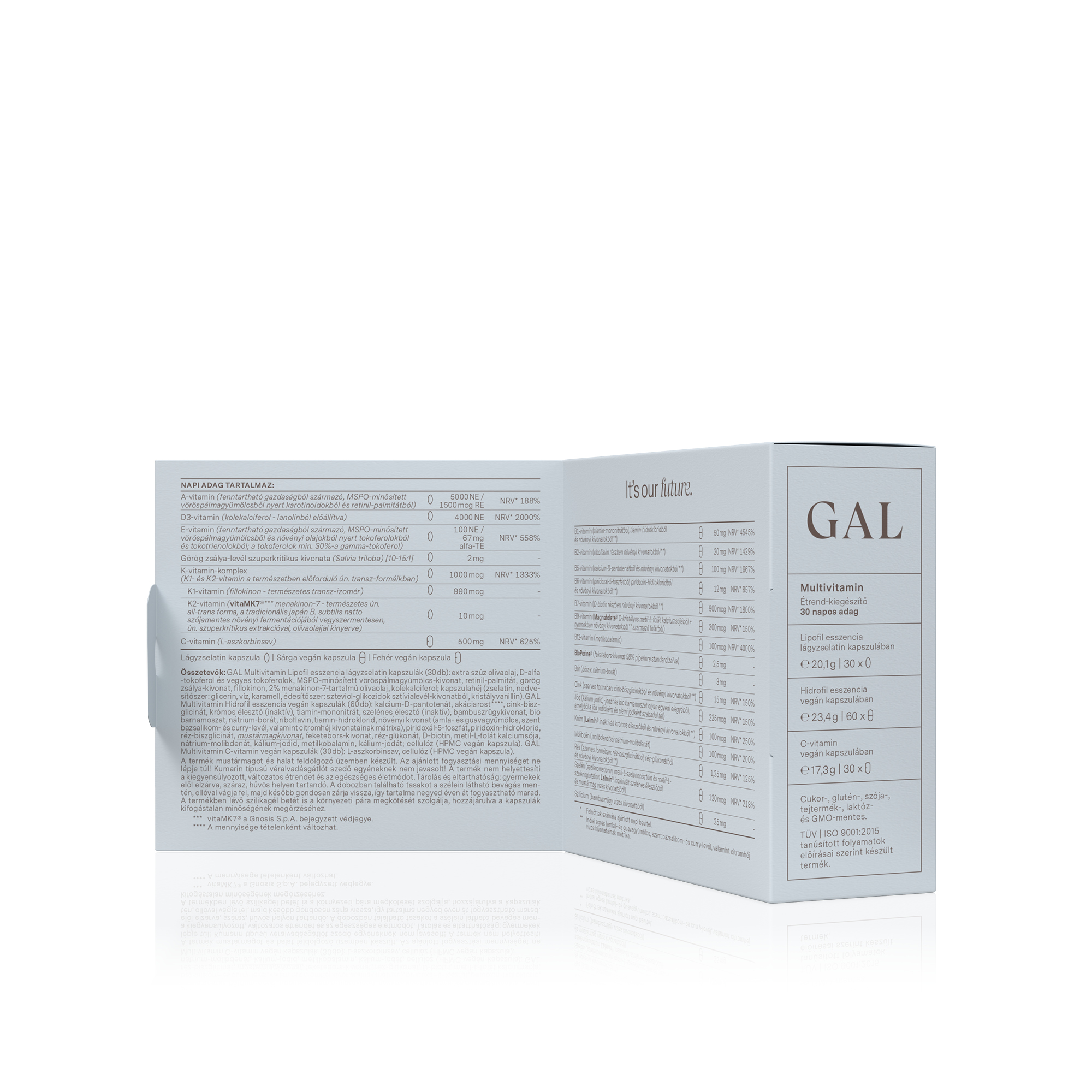 GAL Multivitamin (30 adag) 30 db +60 db +30 db kapszula - Image 2